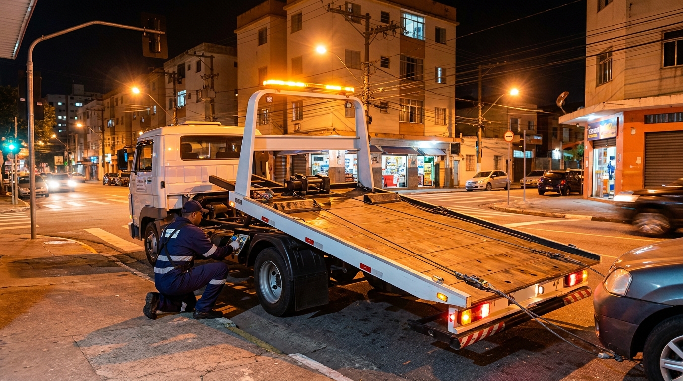 Guincho 24h profissional na Ponta d’Areia, Niterói‑RJ